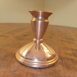 Vintage Copper Craft Guild Candlestick Holder Candle holder 3.75"‎